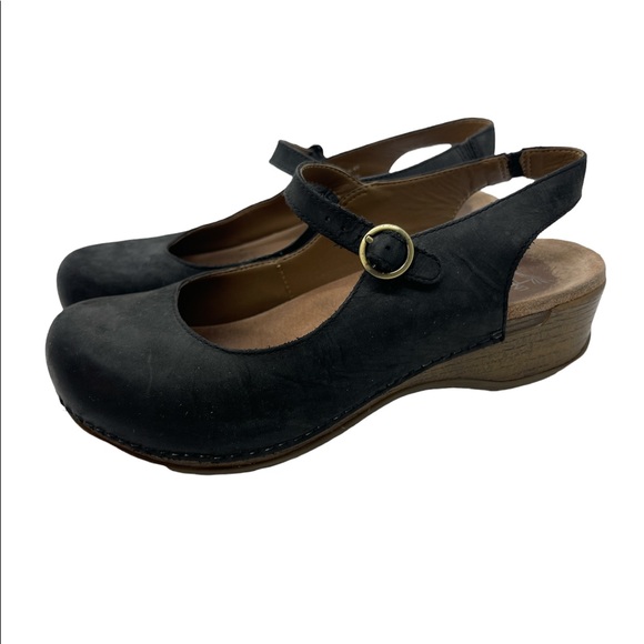 Dansko | Black | Professional Shoes | Mary Janes | Strappy | Open Heel | EU 41 - Picture 3 of 12